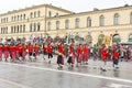 Munich, Germany, September 18, 2016: The Traditional Costume Parade during Octoberfest 2016 in Munich Royalty Free Stock Photo