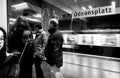 Munich, Germany - Subway Odeonsplatz station night time
