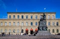 Munich, Germany- : View of the Residenz Museum Facade on the Max-Joseph Square Royalty Free Stock Photo