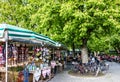 Munich in Germany: Viktualienmarkt - famous delicatessen market