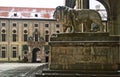 Munich, Germany - winter view of Odeonsplatz with Residenz palace and Feldherrnhalle