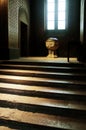 Munich, interior of St. Louis University church, baptism