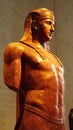 Egyptian influence in striding statue of Antinous