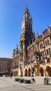 The munich marienplatz in bavaria germany