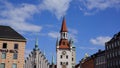 Munich Marienplatz Bavaria old town hall watchtower