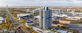 Munich MÃÂ¼nchen skyline aerial panoramic view photo town building architecture travel Royalty Free Stock Photo
