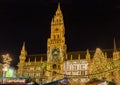 Munich Neues Rathaus Royalty Free Stock Photo