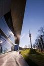 Munich, Olympia Park: BMW world and Olympia tower