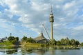 Olympiapark in Munich, Bavaria, Germany Royalty Free Stock Photo