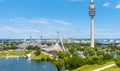 Munich Olympiapark in summer, Germany