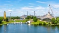 Munich Olympiapark in summer, Germany