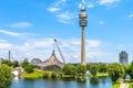 Munich Olympiapark in summer, Germany