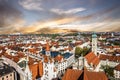 Munich panorama of Old Town architecture, Bavaria, Germany Royalty Free Stock Photo