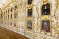 Munich Residenz - portraits hall Royalty Free Stock Photo