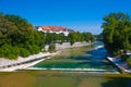 Munich river Isar Royalty Free Stock Photo
