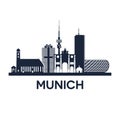 Munich Skyline Emblem