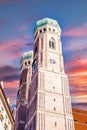 Munich Cathedral - Liebfrauenkirche in Munich in Germany Royalty Free Stock Photo