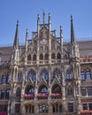Munich town hall, Bavaria Germany Royalty Free Stock Photo