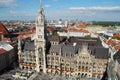 Munich Town Hall from the Peterskirche tower