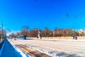 Munich - Tramway over Isar bridge in Munich