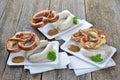 Munich white sausages Royalty Free Stock Photo