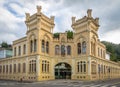 Municipal Chamber of Santos city also known as Castelinho Little Castle - Santos, Sao Paulo, Brazil Royalty Free Stock Photo