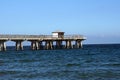 Municipal pier in Fort Lauderdale Royalty Free Stock Photo