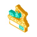 municipal solid waste msw isometric icon vector illustration Royalty Free Stock Photo