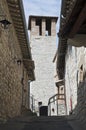 Municipal Tower. Corciano. Umbria. Royalty Free Stock Photo