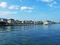 Municipality Rorschach on the south side of Lake Constance Bodensee Royalty Free Stock Photo