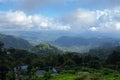 Munnar City and Mountanin View. Tea plantation Area. Best Tea plants In Munnar, Kerala, India Royalty Free Stock Photo