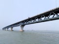 The Padma Bridge is a multipurpose road-rail bridge across the Padma River in Bangladesh