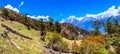 Munsiyari at Uttarakhand Royalty Free Stock Photo