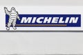 Michelin logo on a wall