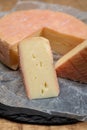 Munster gerome French cheese, strong-smelling soft cheese with subtle taste, made mainly from milk first produced in Vosges