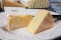 Munster gerome French cheese, strong-smelling soft cheese with subtle taste, made mainly from milk first produced in Vosges