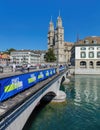 Munsterbrucke bridge and Grossmunster in Zurich