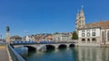 Munsterbrucke bridge in Zurich