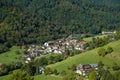 Munstertal in autumn from Krummenlinden Hill.