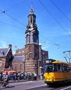 Munttoren Clock, Amsterdam. Royalty Free Stock Photo