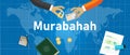 Murabahah or Murabaha is Islam method of mark up or cost plus financing. A contract of sale between the bank and its