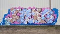 Mural by Albarez for Tinsel Dallas, a free show given in West Dallas inspired by the `Twelve days of Christmas`.