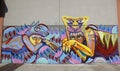 Mural art at East Harlem in New York Royalty Free Stock Photo