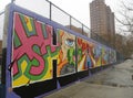 Mural art at East Harlem in New York Royalty Free Stock Photo