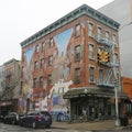 Mural art at East Harlem in New York