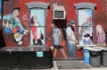 Mural art in Lower East Side in Manhattan