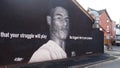 Marcus Rashford mural in Withington, Manchester, England