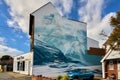 A mural by artist Onur Dinc for an ocean pollution awareness campaign called Rise Up Residency