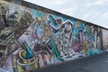 Mural on the Berlin Wall at East Side Gallery Royalty Free Stock Photo