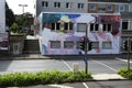 Mural Building in Cologne, Germany